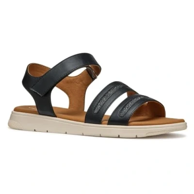 Imagen de Geox À Scratches Dandra Sandalias, Mujer, Talla: 39, Noir Zapatos