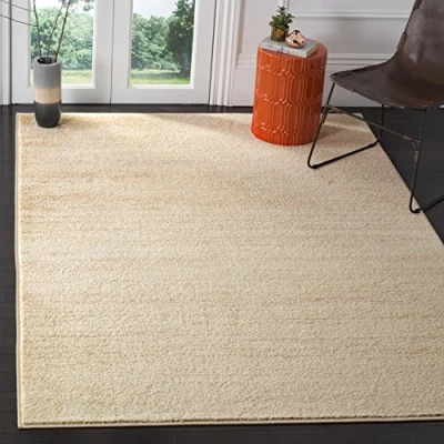 Imagen de Safavieh Alfombra Moderna para salón, Comedor, Dormitorio, colección Adirondack, Pelo Corto, champán y Crema, 122 x 183 cm