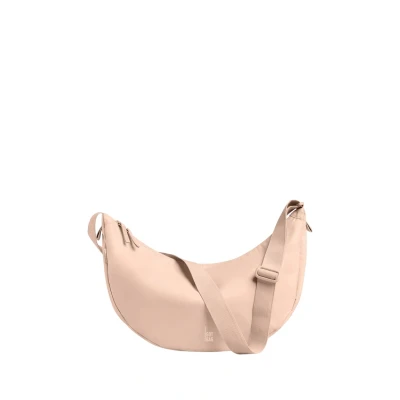Imagen de GOT Bag Crossbody Moon Bolso de media luna impermeable Elegante bandolera con correa ajustable, Pearl (Large), Minimal