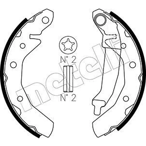 Imagen de Kit de zapatas METELLI 53 0046