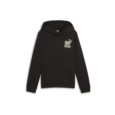 Imagen de PUMA Chicos ESS+ Mid 90s Sudadera con Capucha FL B Sudor, Negro , 164 cm