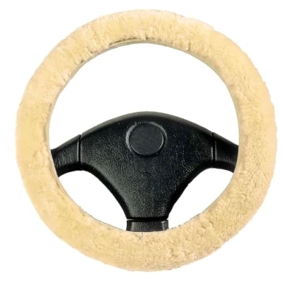 Imagen de WALSER 19543 Funda cubierta para el volante beige 36 41 Piel de oveja