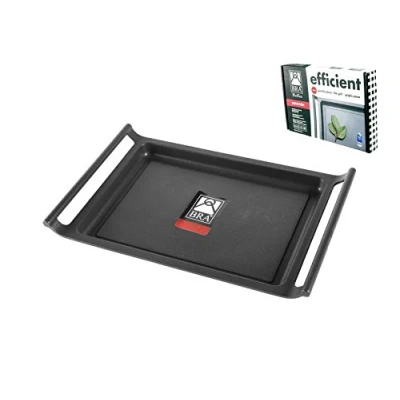 Imagen de BRA Plancha Asar, Aluminio Fundido, Negro, 35 cm