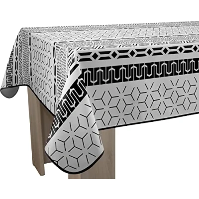 Imagen de Le linge de Jules Mantel Antimanchas gráfico (150 x 240 cm), diseño Rectangular