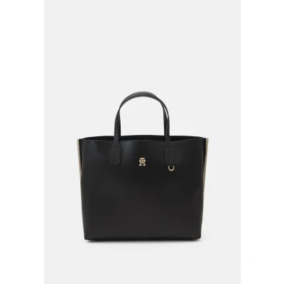 Imagen de Tommy Hilfiger Iconic Satchel Bolso shopping, Mujer, Talla: One Size, Black