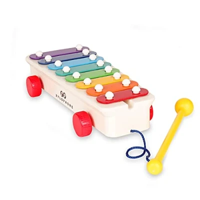 Imagen de Fisher Price Classics 1702 Pull a Tune Xylophone, Learn to Walk with Interactive Toy Features, Classic Musical Suitable for Boys and Girls Aged 18 Months +