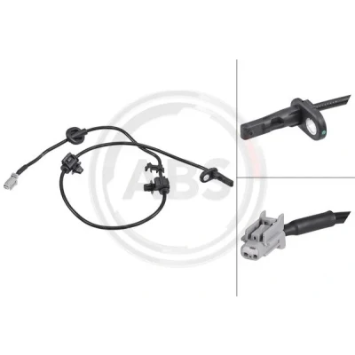 Imagen de A.B.S. 31955 Sensor de ABS activo 810 gris