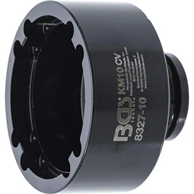 Imagen de BGS 8327 10 Vaso almenado para tuercas ranuradas dientes internos KM10