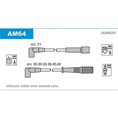 Imagen de Juego de cables encendido JANMOR AM64