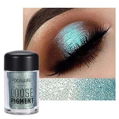 Imagen de Brillo Sombra de Ojos Belleza Pigmento Brillante Polvo Labios Sueltos Maquillaje Cosméticos(#4)