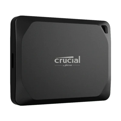 Imagen de Disco duro SSD externo 2 TB Crucial X10 Pro Portable SSD, Velocidad de lectura y escritura hasta 2100 MB/s, IP55, Negro
