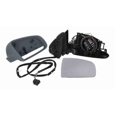 Imagen de Espejo retrovisor Vemo V10 69 0157 derecha imprimado eléctrico convexo, calefactable AUDI: A4 B6 Sedán, B7 Avant