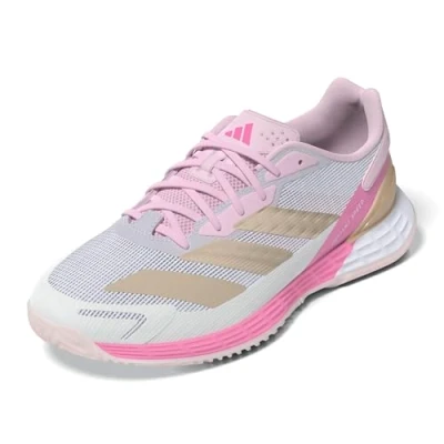 Imagen de adidas Performance Defiant Speed 2.0 Tennis Zapatillas de tenis para todas las superficies, Mujer, Talla: 40, White/ash pearl/bliss pink Zapatos