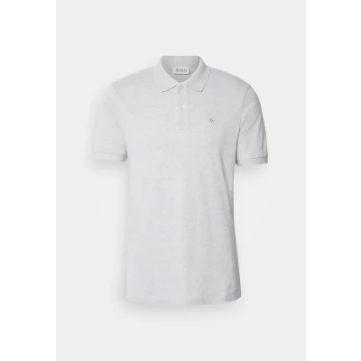 Imagen de Scotch &amp; Soda Core Logo Pique Polo, Grey Melange, S para Hombre