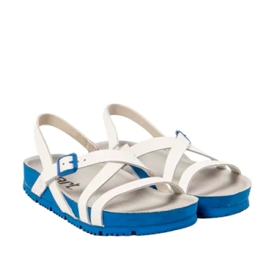 Imagen de Art 1619 Burdeos, Sandalia Mujer, Nappa White Blue, 42 EU