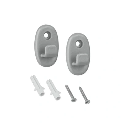 Imagen de Metaltex ONDA Set. 2 Ganchos Plástico para ordenación de baño