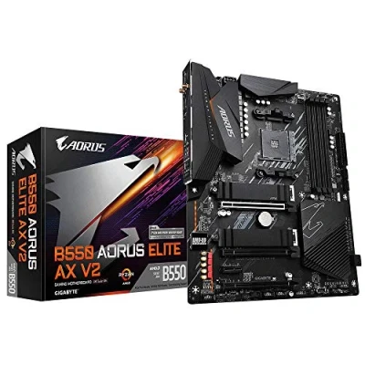 Imagen de Gigabyte B550 AORUS Elite AX V2 (Socket AM4/B550/DDR4/S ATA 600/ATX/WiFi 6)