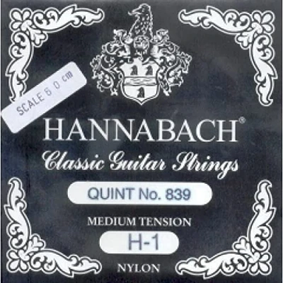 Imagen de Hannabach 839 mt Negra clasica Juego completo