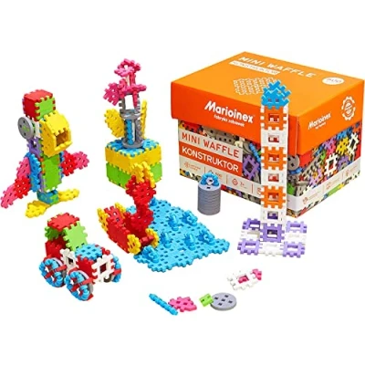 Imagen de Mario Inex Mini Waffle, Juego de 35 Piezas para niña constructora, Multicolor Fabryka Zabawek Marian Suchanek Marioinex_902790