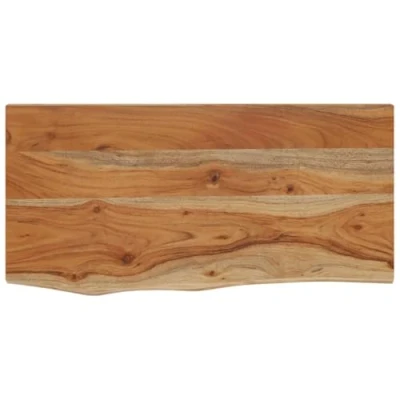 Imagen de vidaXL Estante Pared Rectangular Madera Acacia Borde Vivo 40x20x2,5 cm