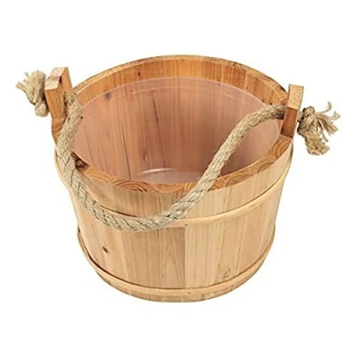 Imagen de Croll &amp; Denecke Cubo para sauna (madera, 28 cm de diámetro)