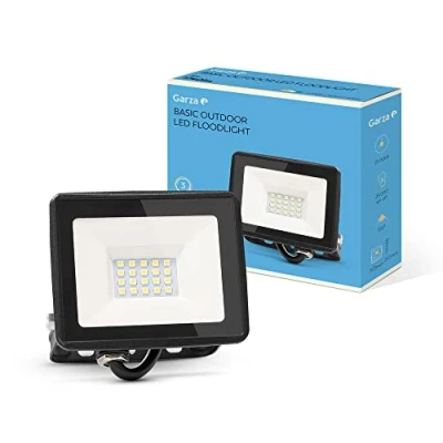 Imagen de Garza Foco LED Basic 20 W de exterior, 1740 lm, luz neutra 4000K, ángulo 120º, IP65 impermeable