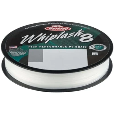 Imagen de Berkley Whiplash 8 Línea Trenzada Crystal 0.10mm / 14.8kg (300m) Hilo trenzado
