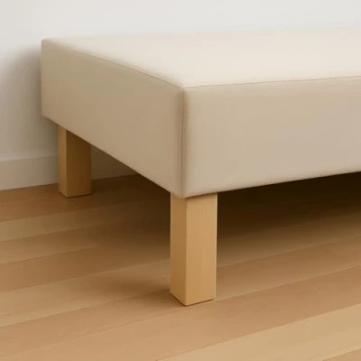 Imagen de La Fabrique de Pieds Juego 4 Patas Cama, Madera, Barnizado Claro, 10 x 5,5 cm, Unidades