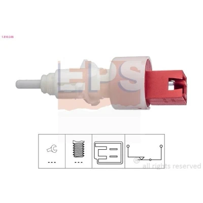 Imagen de FACET 7.1248 Conmutador, accionamiento embrague (control veloc.) Made in Italy OE Equivalent ABARTH: 500 / 595 695 Hatchback, FIAT: Hatchback