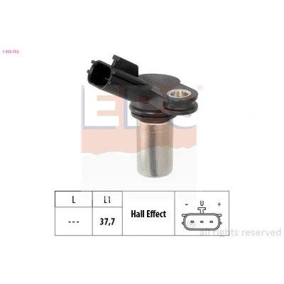 Imagen de EPS 1.953.752 Sensor de Cigueñal Made in Italy OE Equivalent RENAULT: ESPACE 4