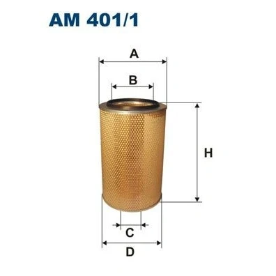 Imagen de FILTRON AM 401/1 Filtro de aire 471 302 Cartucho filtrante IVECO: EuroCargo I III, Stralis, MAN: F 2000, M 2000