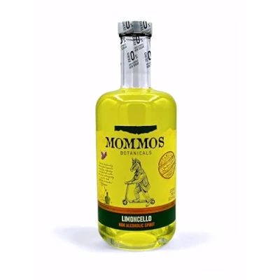 Imagen de Mommos Limoncello 0.0% Bebida espirituosa Sin alcohol Alternativa azúcar Premium 700 ml