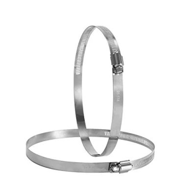 Imagen de Hon&amp;Guan 2 Piezas Abrazadera de Inoxidable para Tubo Manguera Ajustable ø91 ø114mm (100mm)