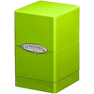 Imagen de Ultra Pro Caja de Cubierta Torre satén, Color Verde Lima, sólido, Medium (UPR84179)