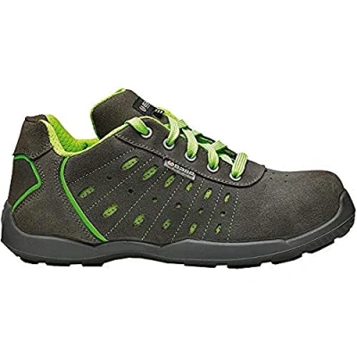 Imagen de BASE Protection ACE Calzado de Seguridad para Hombres y Mujeres, Gris Oscuro Verde, Talla 43 EU