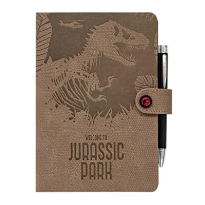 Imagen de Grupo Erik Cuaderno Jurassic Park con boligrafo proyector notas A5 Premium hojas blancas punteado Libreta blancas/Bloc de Bullet journal