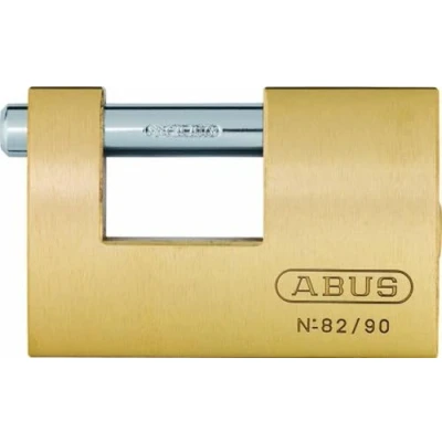 Imagen de Abus 82/90 KA8521 Candado rectangular de latón 90mm llaves iguales