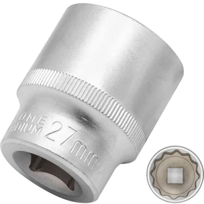 Imagen de DAKCOS 1/2&quot; Llaves de Multidiente Vasos 12 carasTamaño: 27mmCR V