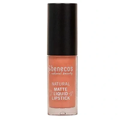 Imagen de Benecos natural beauty 95332 Cosmética orgánica belleza lápiz labial líquido mate altamente pigmentado con cera de carnauba sin talco vegano rosa del desierto