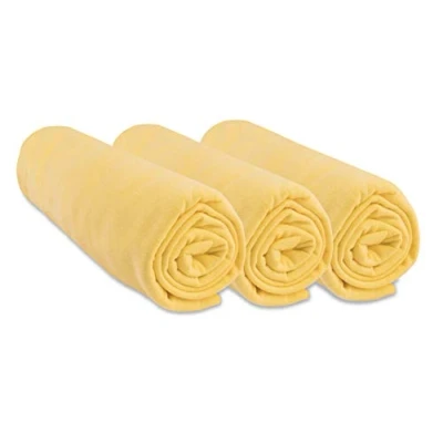 Imagen de Lote de sábanas bajeras para cuna, algodón, 50 x 100 mm, 6 colores Jaune paille
