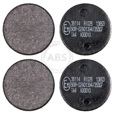 Imagen de A.B.S. 36114 Juego de pastillas freno sin sensor desgaste CITROËN: 2CV Berlina, Dyane Hatchback, GS Hatchback