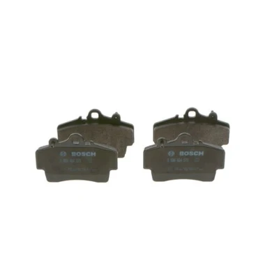 Imagen de BOSCH 0 986 424 570 Juego de pastillas freno Low Metallic Chapa antichirridos, con instrucciones montaje PORSCHE: Boxster, Cayman