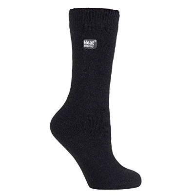 Imagen de HEAT HOLDERS Mujer invierno calientes termicos finos calcetines (37 42 Eur, Black)