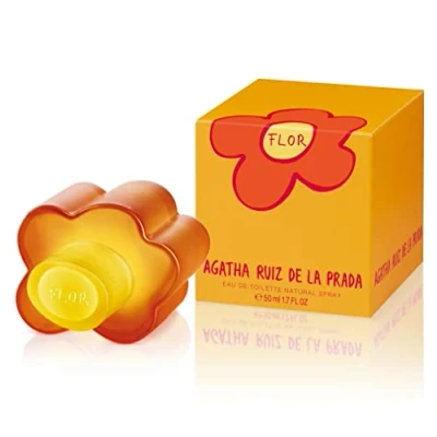 Imagen de Agatha Ruiz de la Prada, Perfume, Flor, Eau Toilette para Mujer, Larga duración, Fragancia fresca, alegre y joven, Notas frutales florales, Optimo uso diario, 50 ml