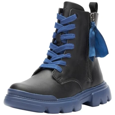 Imagen de Geox J Junette Girl, Barco Ankle, Black Navy, 32 EU