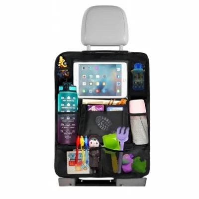Imagen de Gigmeta organizador de coche infantil, 1 unidades coche, almacenamiento accesorio interior con bolsillo iPad 10 pulgadas, bolsillos, protector asiento