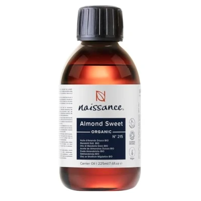 Imagen de Naissance Aceite De Almendras Dulces Prensado en Frio BIO (No 215) 225ml Hidratante Natural Ecológico Pelo, Uñas, Cuerpo, Piel