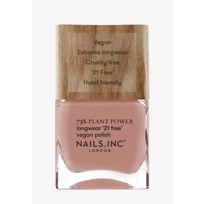 Imagen de Nails Inc GOOD ENERGY EFFICIENT Plant Power veganer Nagellack 73% Based, 100% Vegan &amp; Tierversuchsfrei Perfekte Maniküre, sanfter Karamell Ton Für umweltbewusste Nail Art
