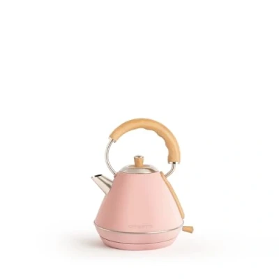 Imagen de CREATE/KETTLE RETRO M/Hervidor de agua eléctrico Rosa/Ebullición rápida, capacidad 1l, apagado automático, filtrado anti cal, autoapagado, indicador nivel agua, Ø17,2 cm, 1200 W