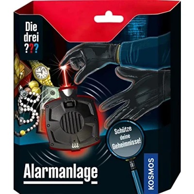 Imagen de Kosmos Los Tres Sistema de Alarma DREI Detective Gadget, Color Negro, Talla única (630621)